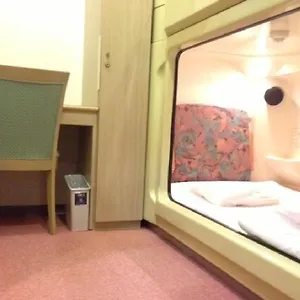  Hotel cápsula Capsule&spa Grand Sauna Shinsaibashi